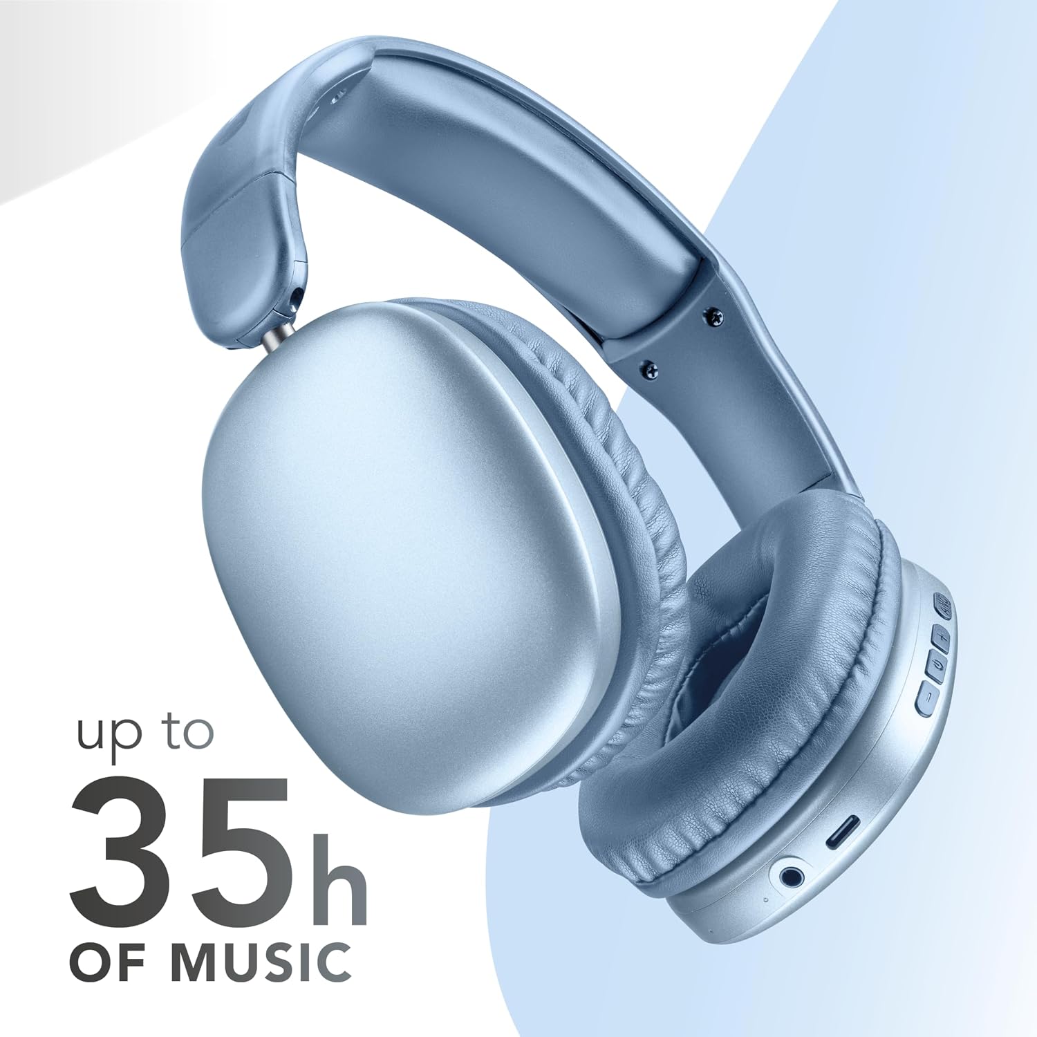 Thumbnail 3 de Music Sound MAXI3 Cuffie Wireless Over-ear con ANC, fino a 35h di autonomia e ricarica USB-C