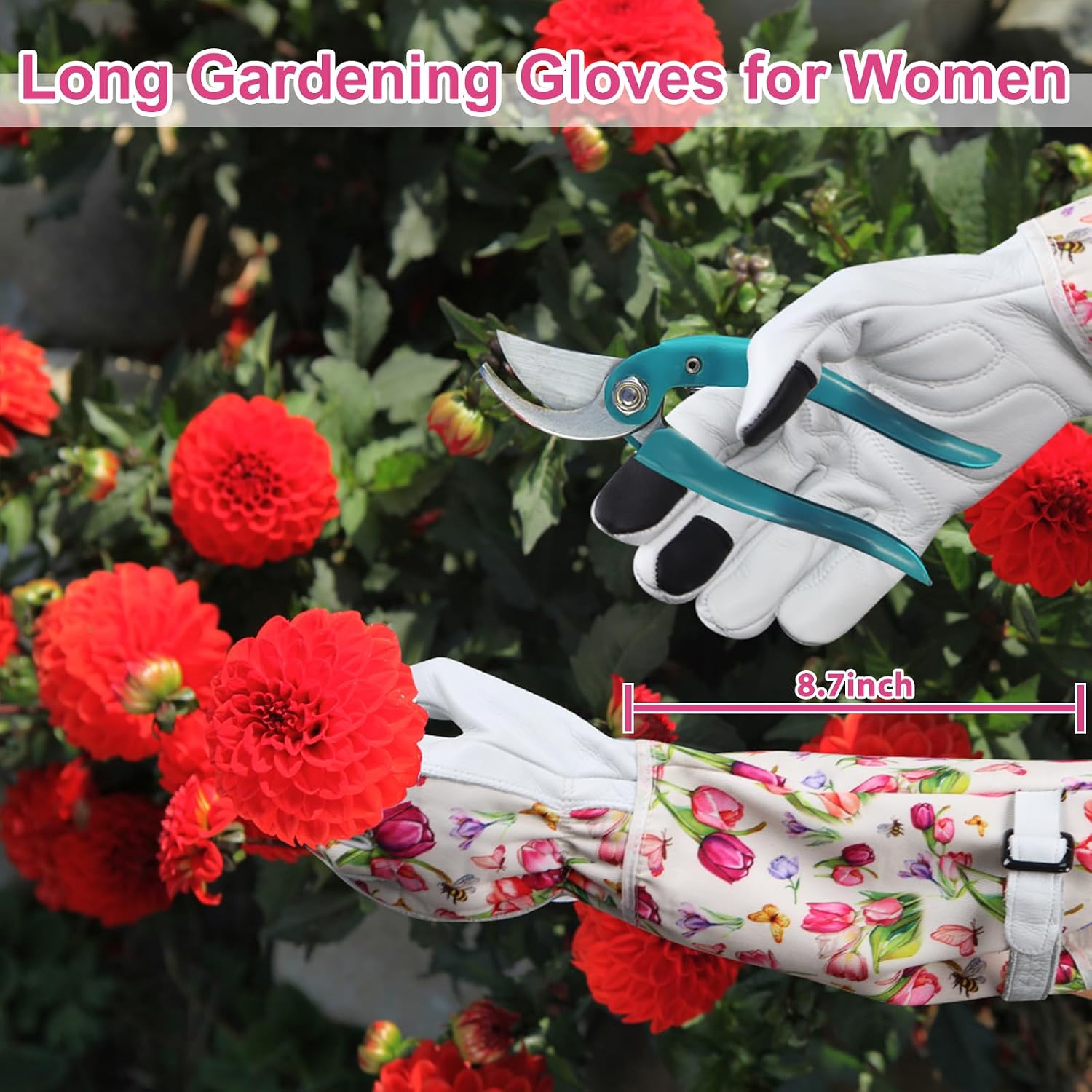 Thumbnail 2 de DLY Gardening Gloves Thorn-Proof Leather Medium