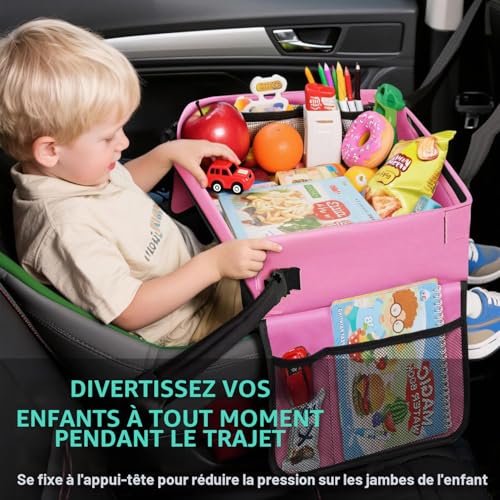 Thumbnail 6 de lenbest Plateau de Voyage pour Enfants – Planche à Dessin avec film transparent et matériel éducatif