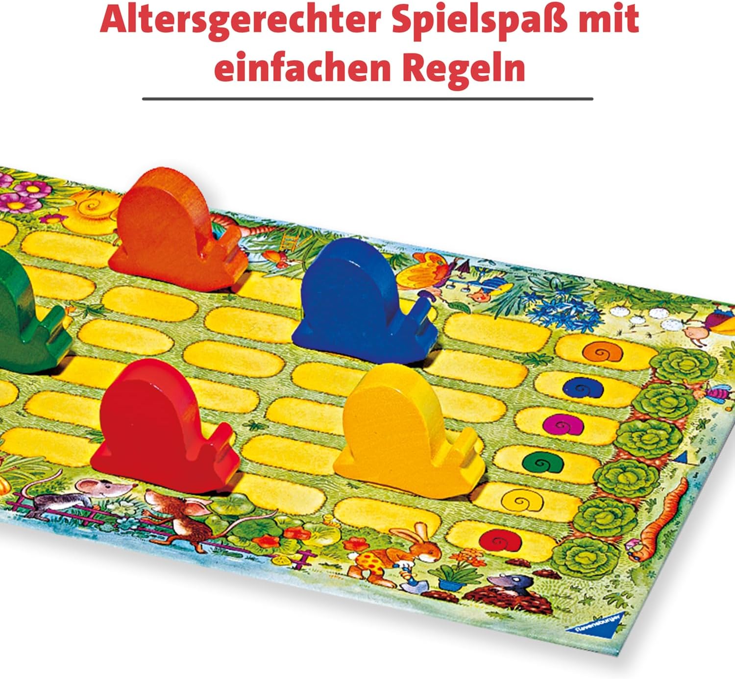 Thumbnail 2 de Ravensburger Kinderspiel 21420 Tempo kleine Schnecke – Schnelles Familien-Brettspiel ab 3 Jahren