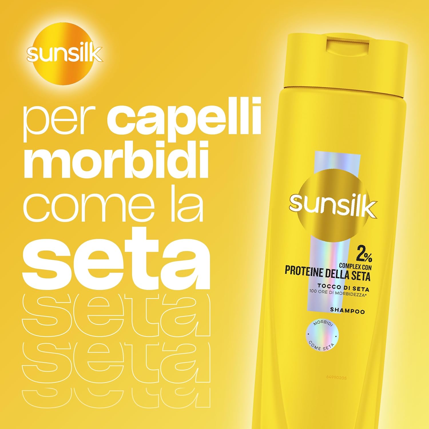 Thumbnail 1 de Sunsilk Shampoo Tocco di Seta – Capelli morbidi e setosi, 250 ml (confezione da 4)