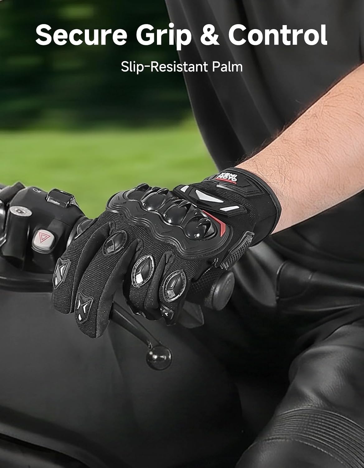 Thumbnail 2 de KEMIMOTO F1109-01402 Motorcycle Gloves, Large Microfiber, Touchscreen