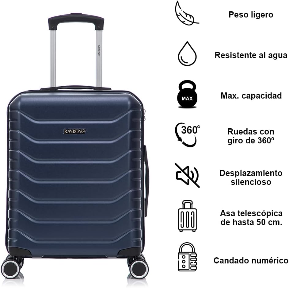 Detalle 2 de RAYKONG Maleta de Cabina 40L 55x40x20cm