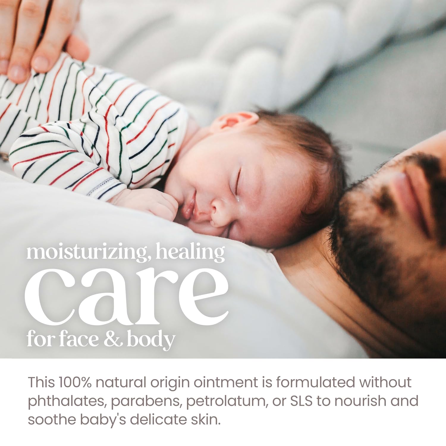 Detalle de Burt's Bees Baby Multipurpose Healing Ointment, 7.5 oz, Fragrance-Free