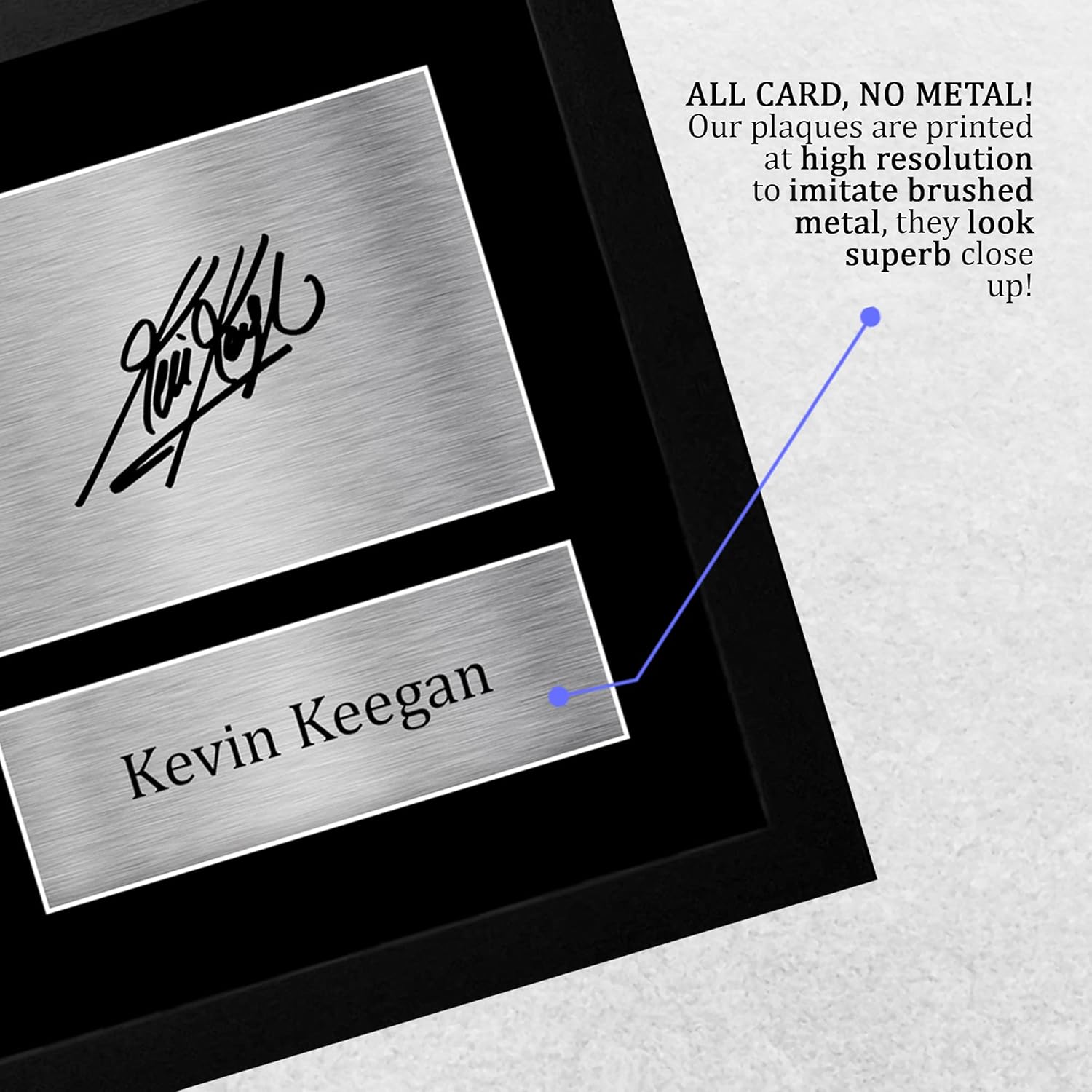 Thumbnail 4 de HWC Trading Kevin Keegan Magpies Gifts A4 framed signed autograph picture