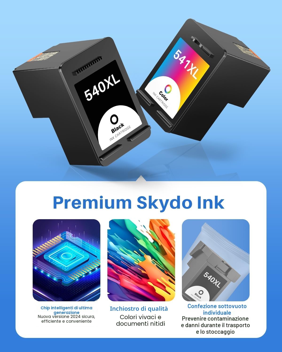 Detalle 2 de Skydo 540XL 541XL cartucce ink