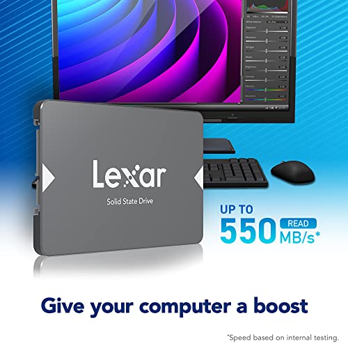 Detalle de Lexar NS100 256GB SSD 2,5" SATA III 6Gb/s — Prestazioni affidabili per laptop e desktop