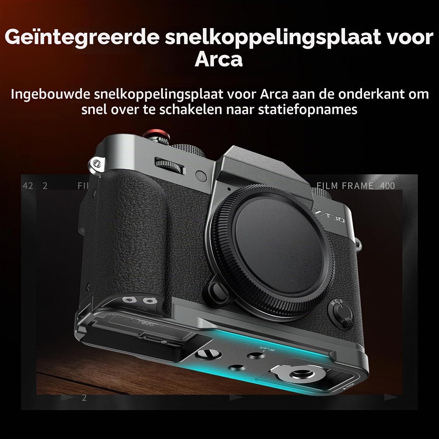 Thumbnail 4 de SMALLRIG 5665 L-vormige grip voor Fujifilm X-T30 met Arca-Swiss-plaat