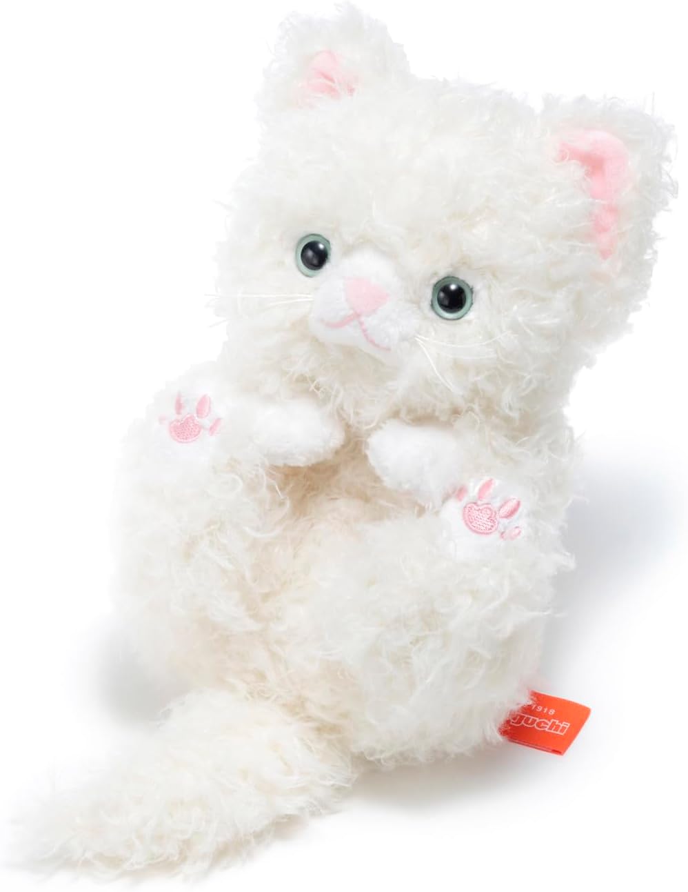 Detalle de セキグチ ころりんぬいぐるみ ねこ しろふわ 812844|丸いフォルムとおすわりポーズ