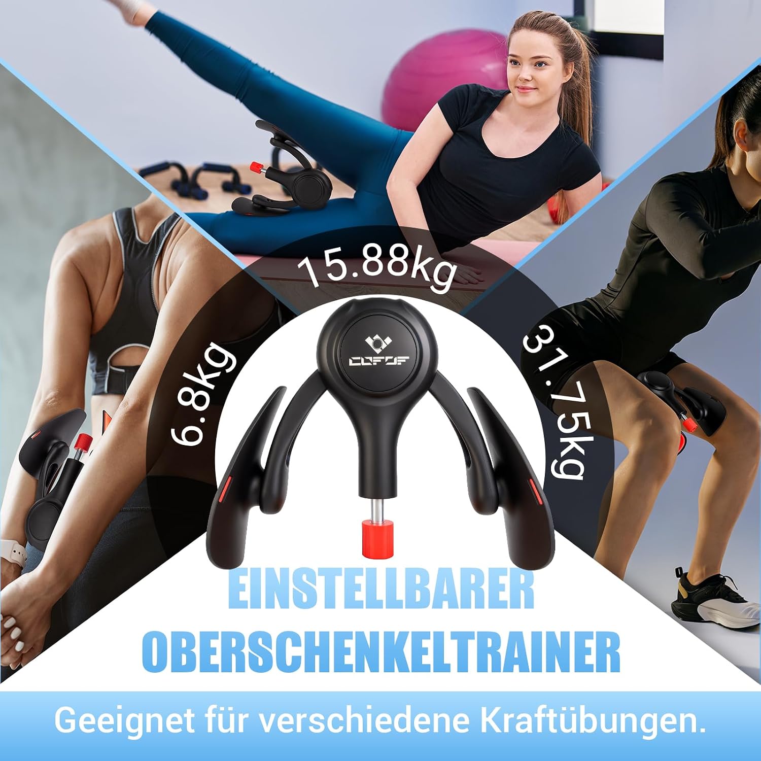 Detalle 2 de Oberschenkeltrainer 15-70 lbs Beckenbodentrainer