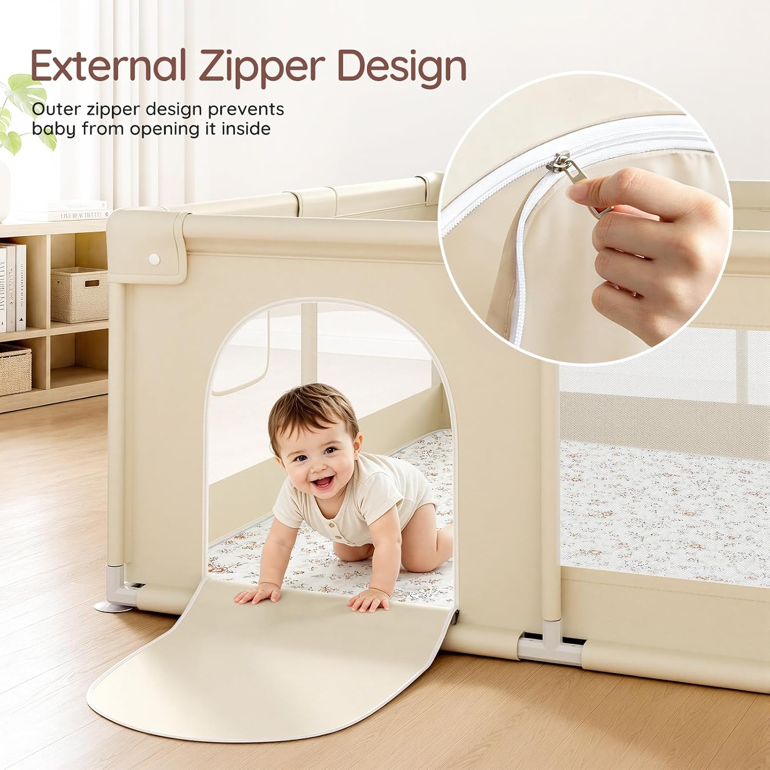 Detalle de Uanlauo Baby Playpen 47×47 in