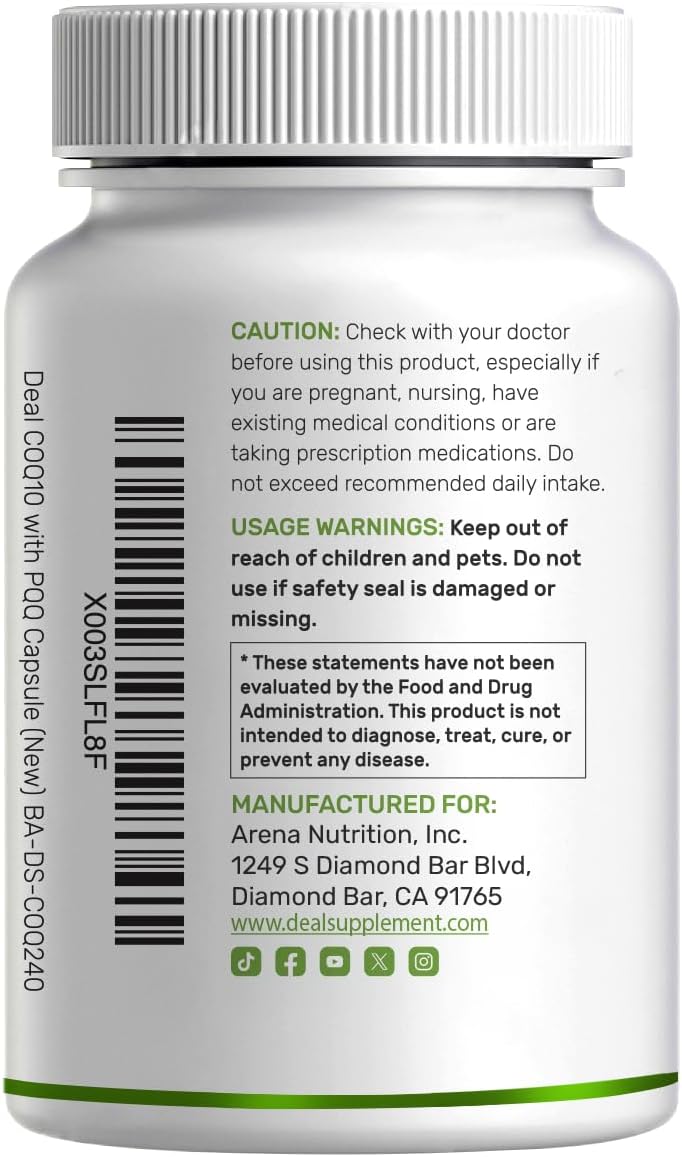 Thumbnail 6 de Deal Supplement CoQ10 Supplement 200 mg