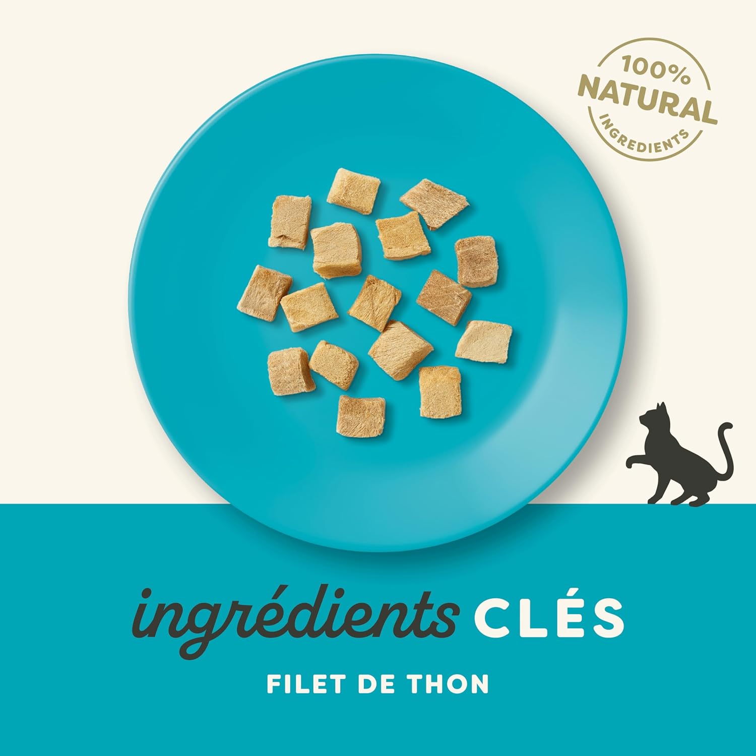 Detalle de Applaws Friandises pour Chat 100% Naturelles - Filet de Thon Lyophilisé, Pack 12 sachets de 10 g