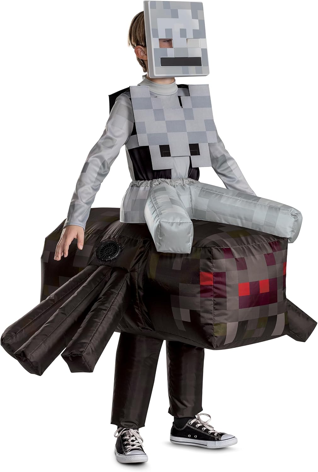 Detalle 2 de Minecraft Spider Jockey-kostuum voor kinderen, opblaasbaar en unisex