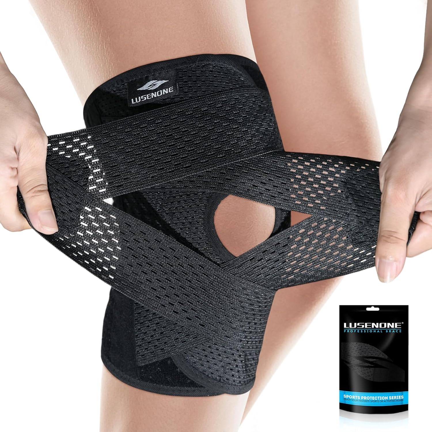 Lusenone Knee Support Adjustable Brace