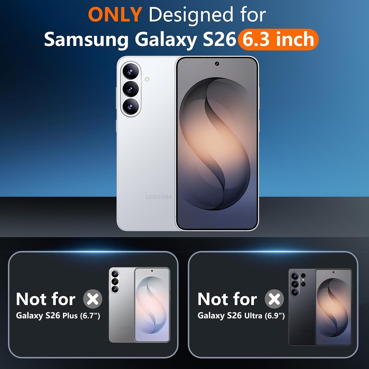 Detalle 2 de SPIDERCASE Galaxy S26 Case with 10-Foot Drop Protection and Screen & Camera Protectors