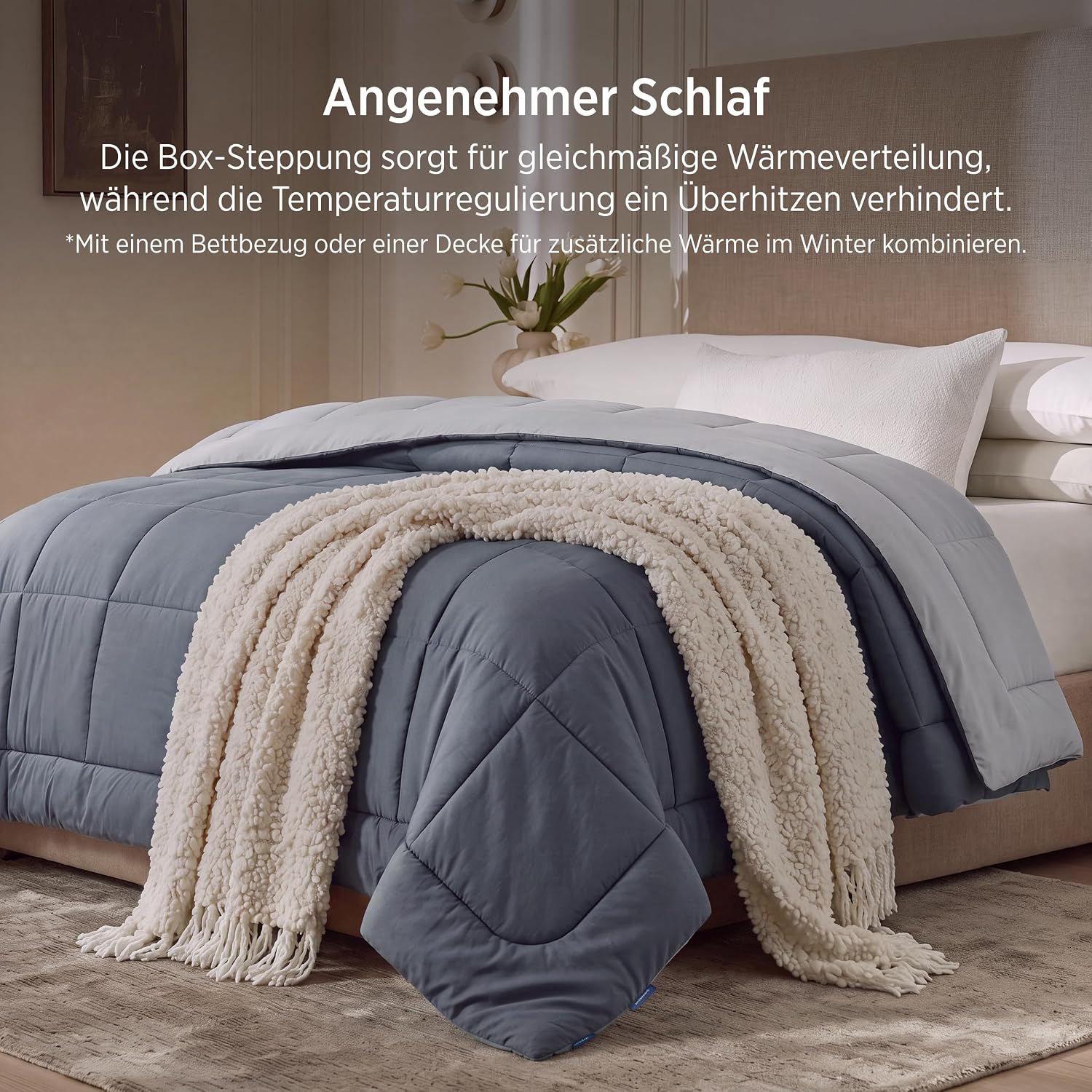 Detalle 2 de BEDSURE Bettdecke 155x220 Ganzjahresdecke