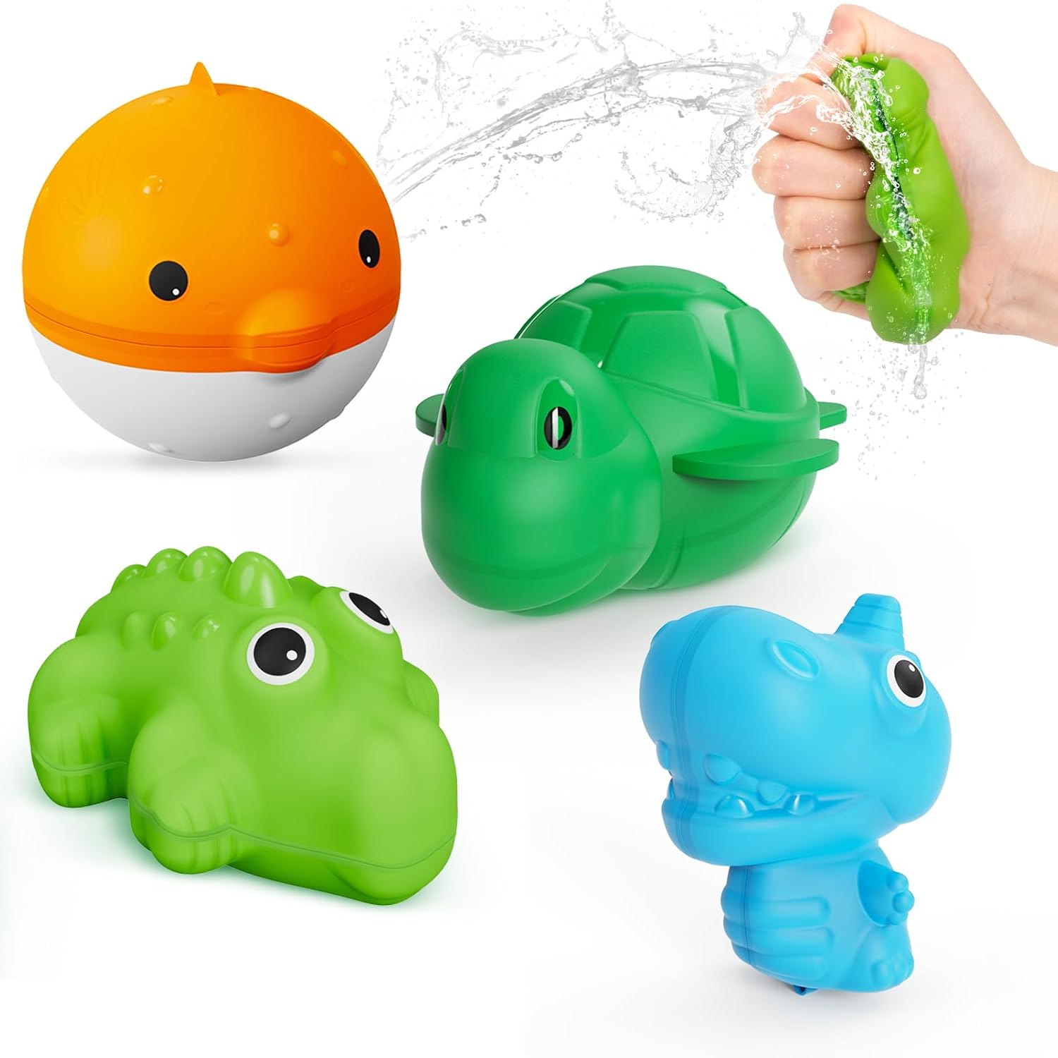 Detalle de KOKODI 4PCS Reusable Water Balloons: Self-Sealing Silicone Fun for Summer