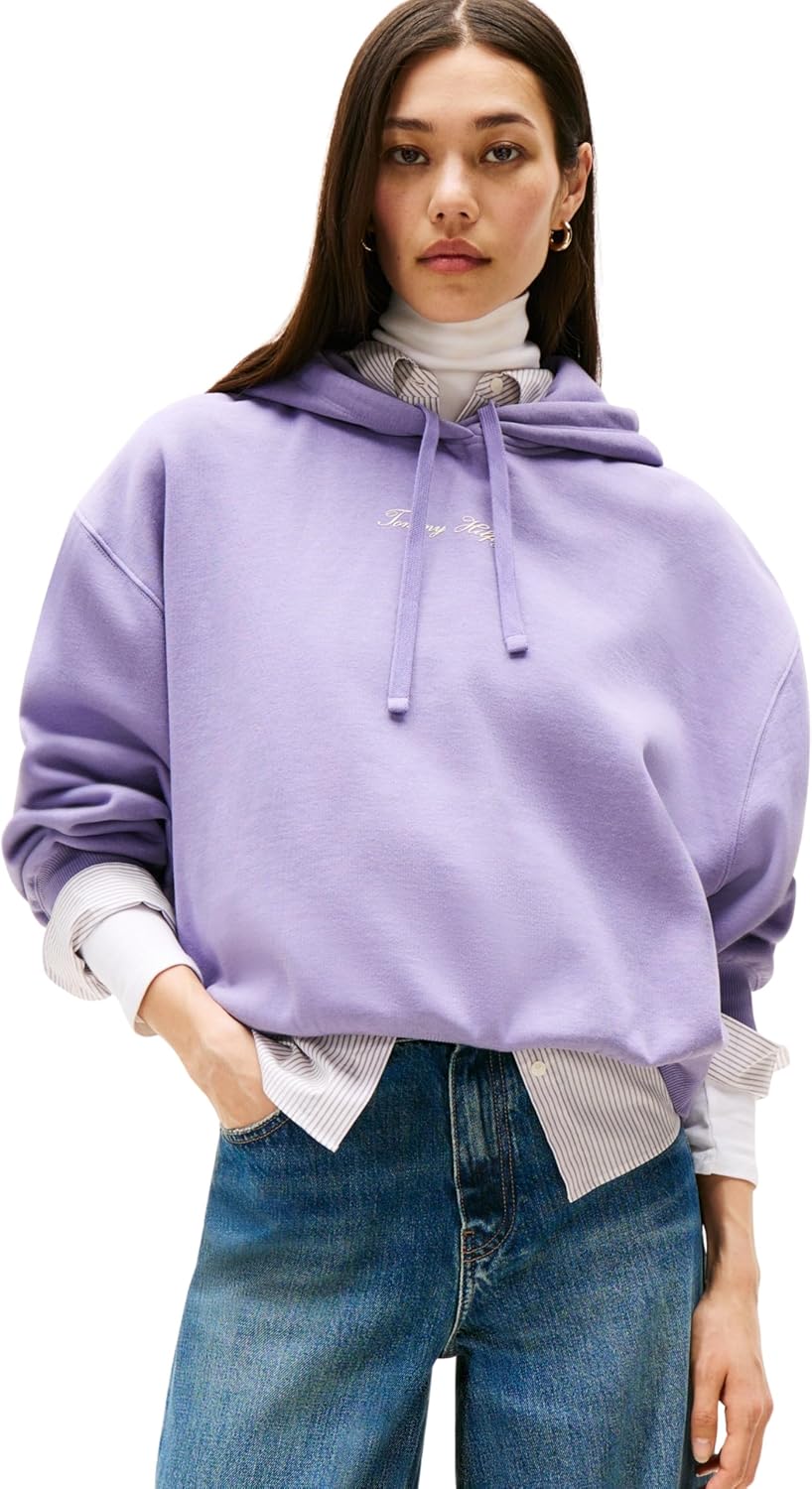 Thumbnail 5 de Tommy Hilfiger Women's Classic Script Fleece Hoodie