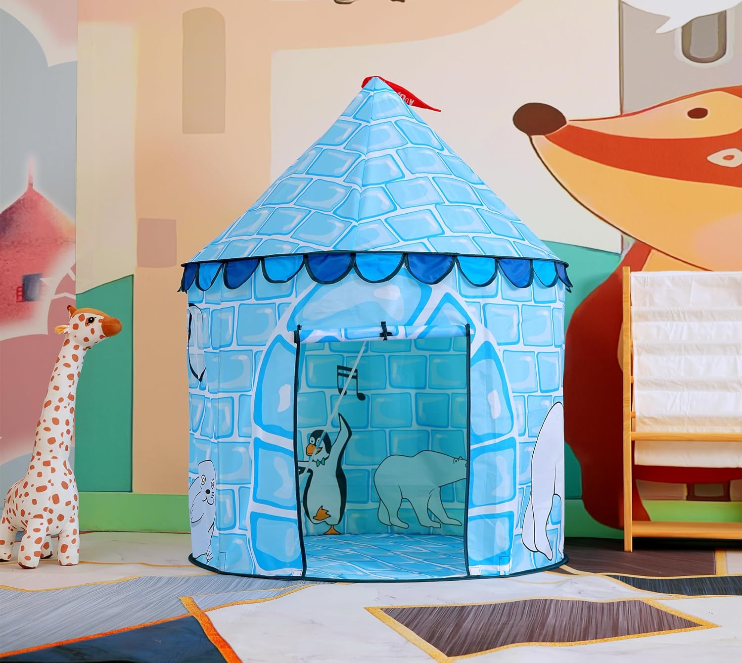 Thumbnail 7 de Floving Carpa Plegable para niños, Casa de Juegos Azul 🏕
