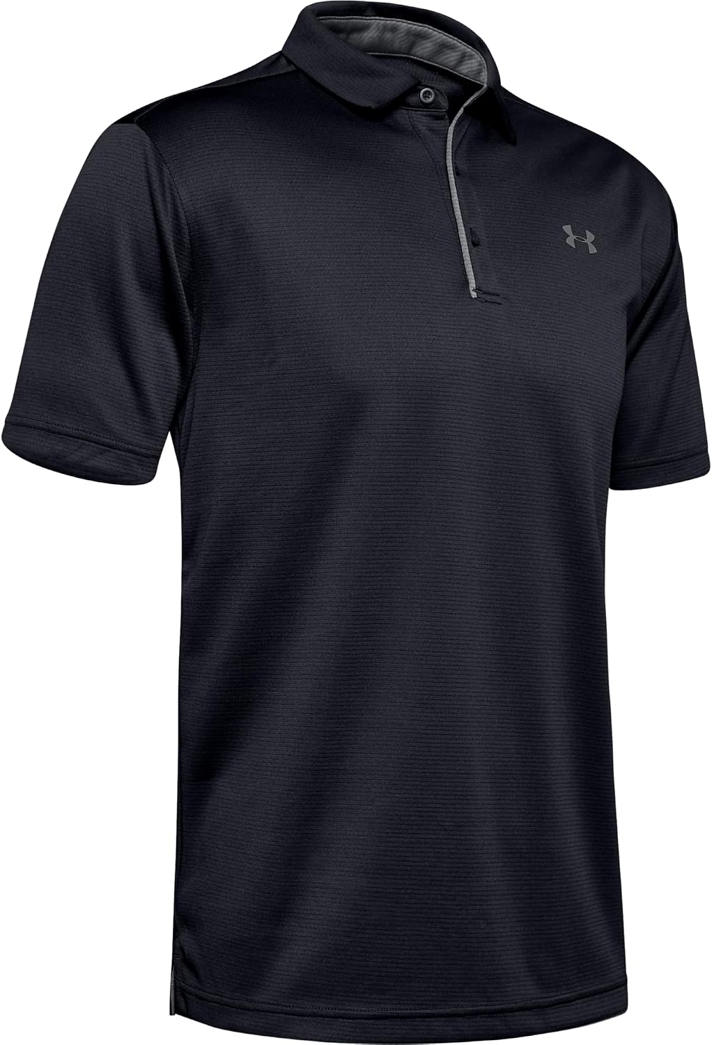 Detalle de Under Armour Men Tech Polo: Lightweight, Breathable Comfort for Golf and Everyday Wear