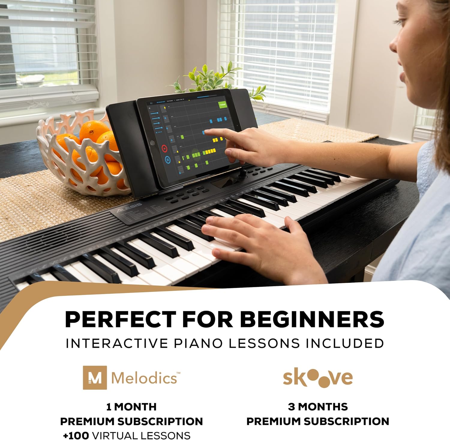 Detalle 2 de Alesis Melody 61 MK4 MELODY61MK4KO 61-Key Keyboard with 300 Sounds