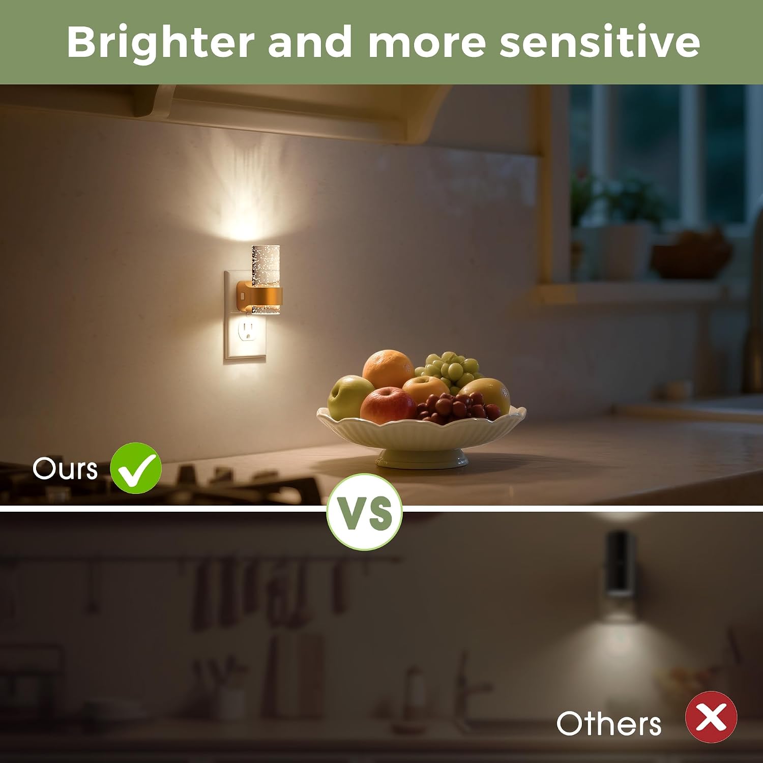 Thumbnail 6 de L LOHAS LED GY278 Mini Bubble-Style Plug-In Night Lights, 2-Pack, Dimmable