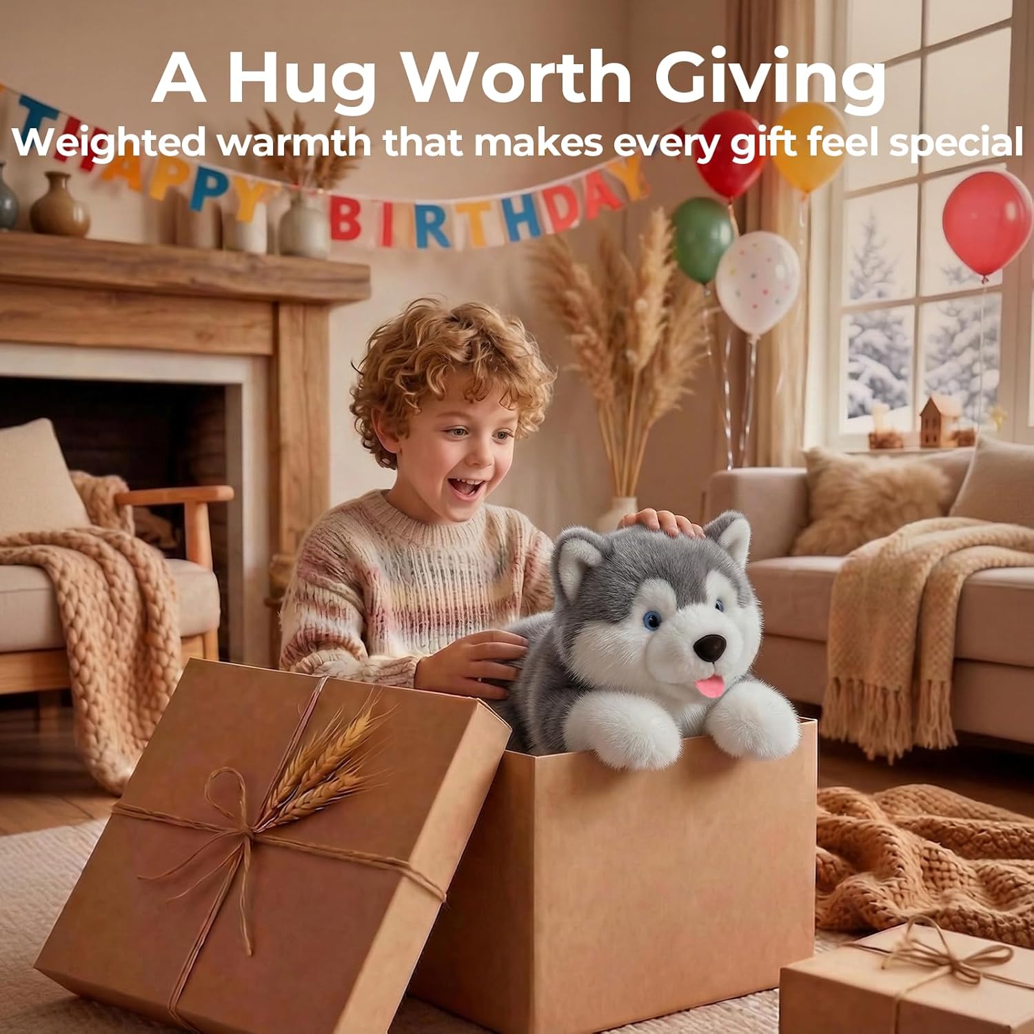 Thumbnail 2 de Mewaii Weighted Teddy: 58cm, 2.3kg with Microwavable Heating Pad