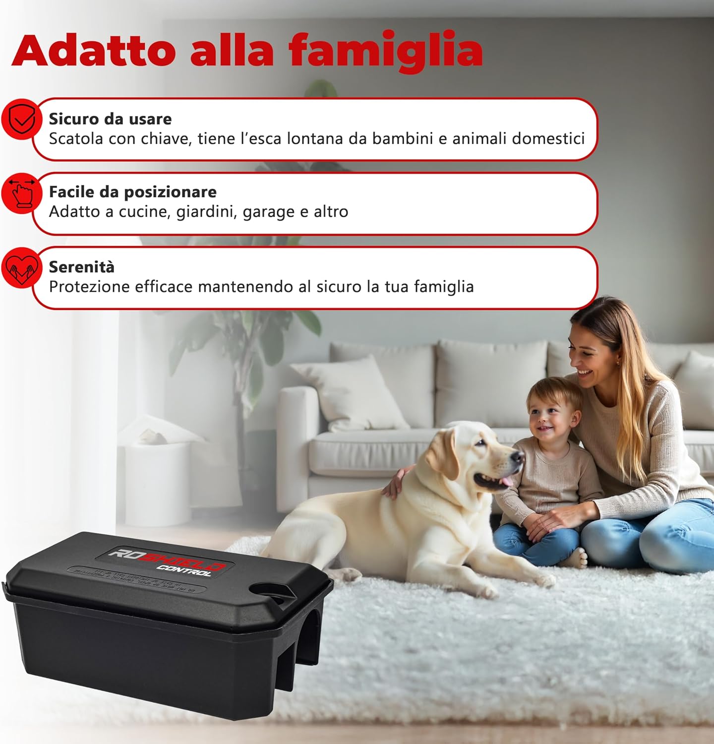 Thumbnail 6 de Roshield 2 X PRO Scatola di Esche e Trappole per Topi e Ratti – Stazioni professionali