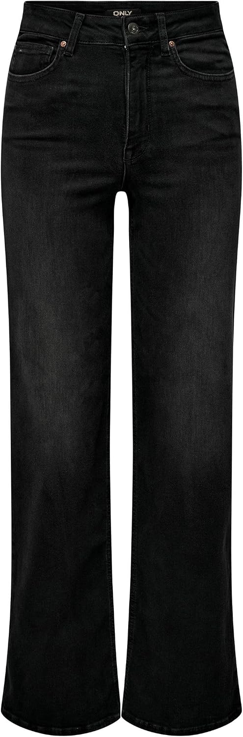 ONLY Jeans mit weitem Bein ONLMADISON Hohe Taille – Damenjeans