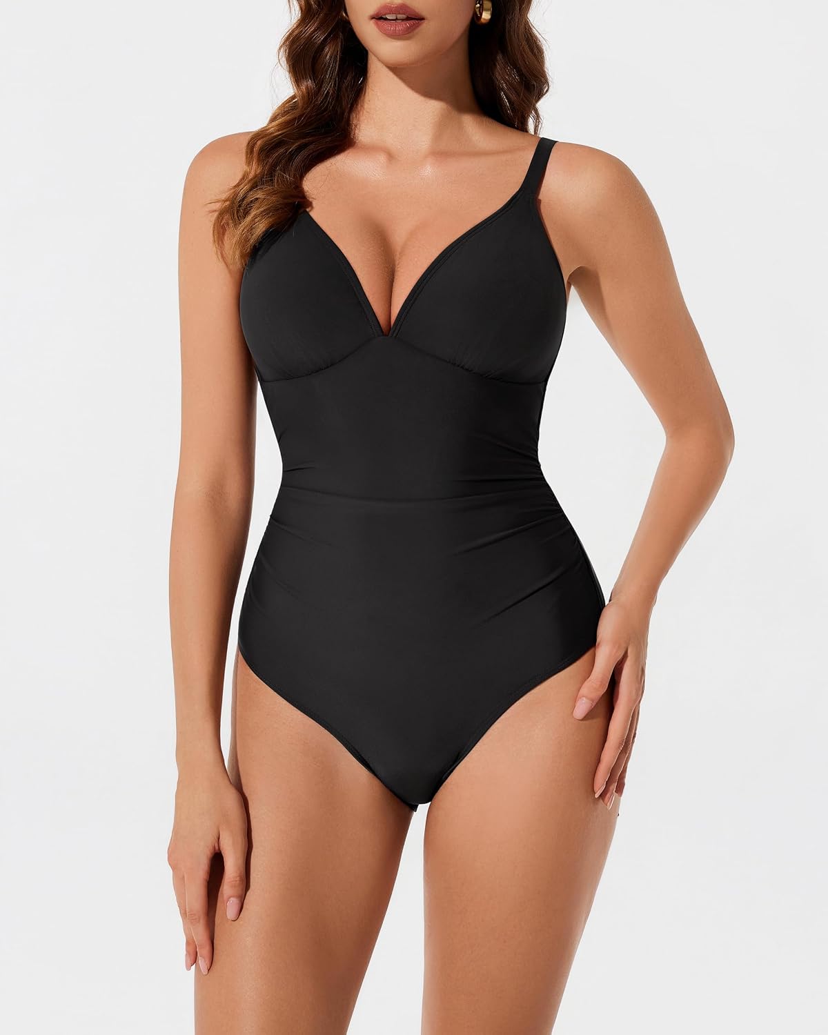 Detalle 2 de RXRXCOCO Deep V tummy control swimsuit