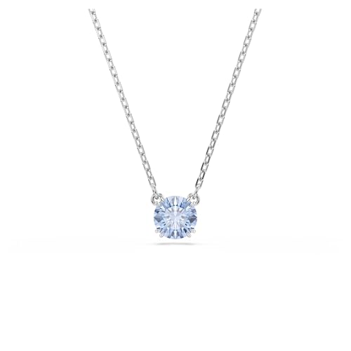Detalle de Swarovski Stilla colgante redondo azul