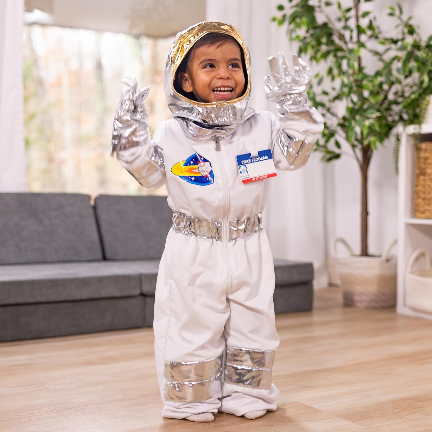 Thumbnail 6 de Melissa & Doug Astronaut Role-Play Costume Set (3+)