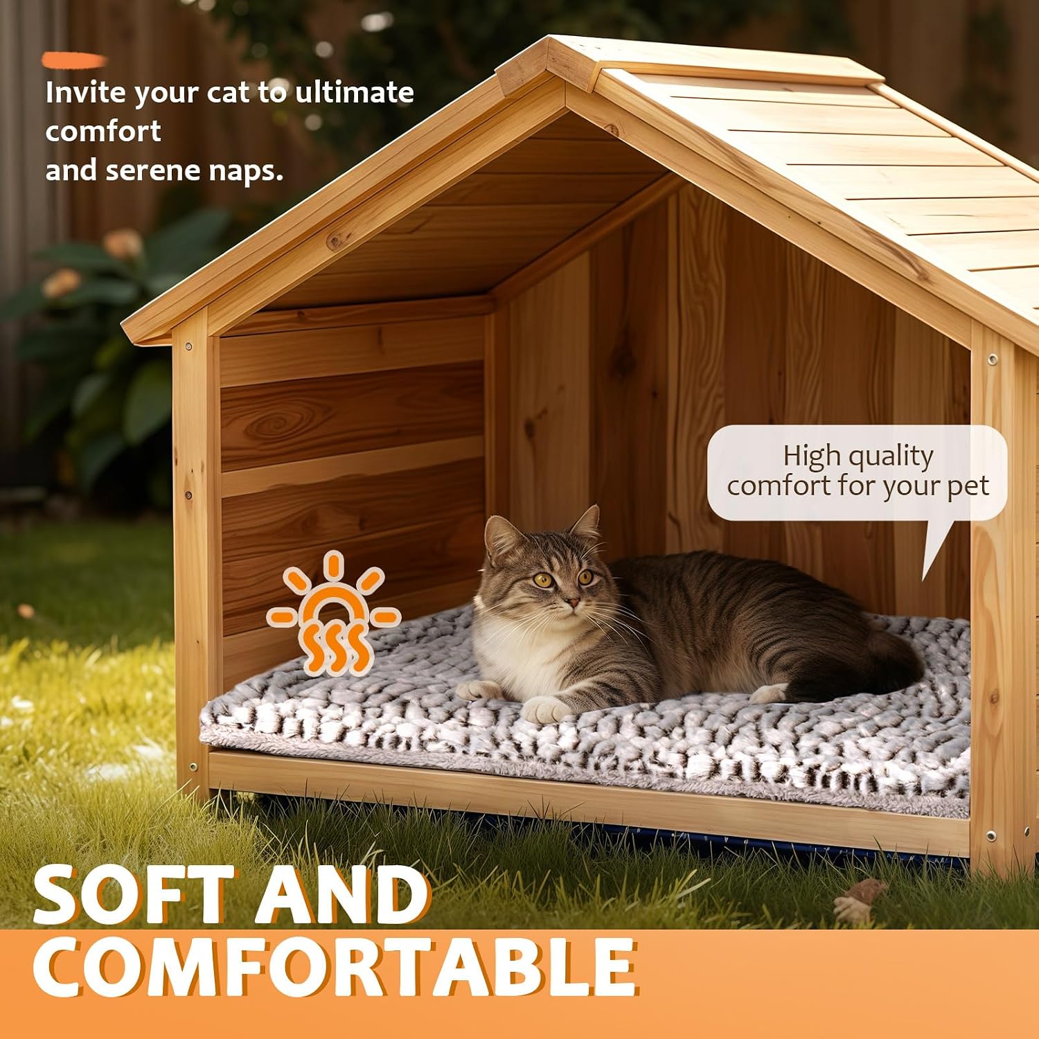 Thumbnail 4 de Mora Pets Self Heating Cat Bed