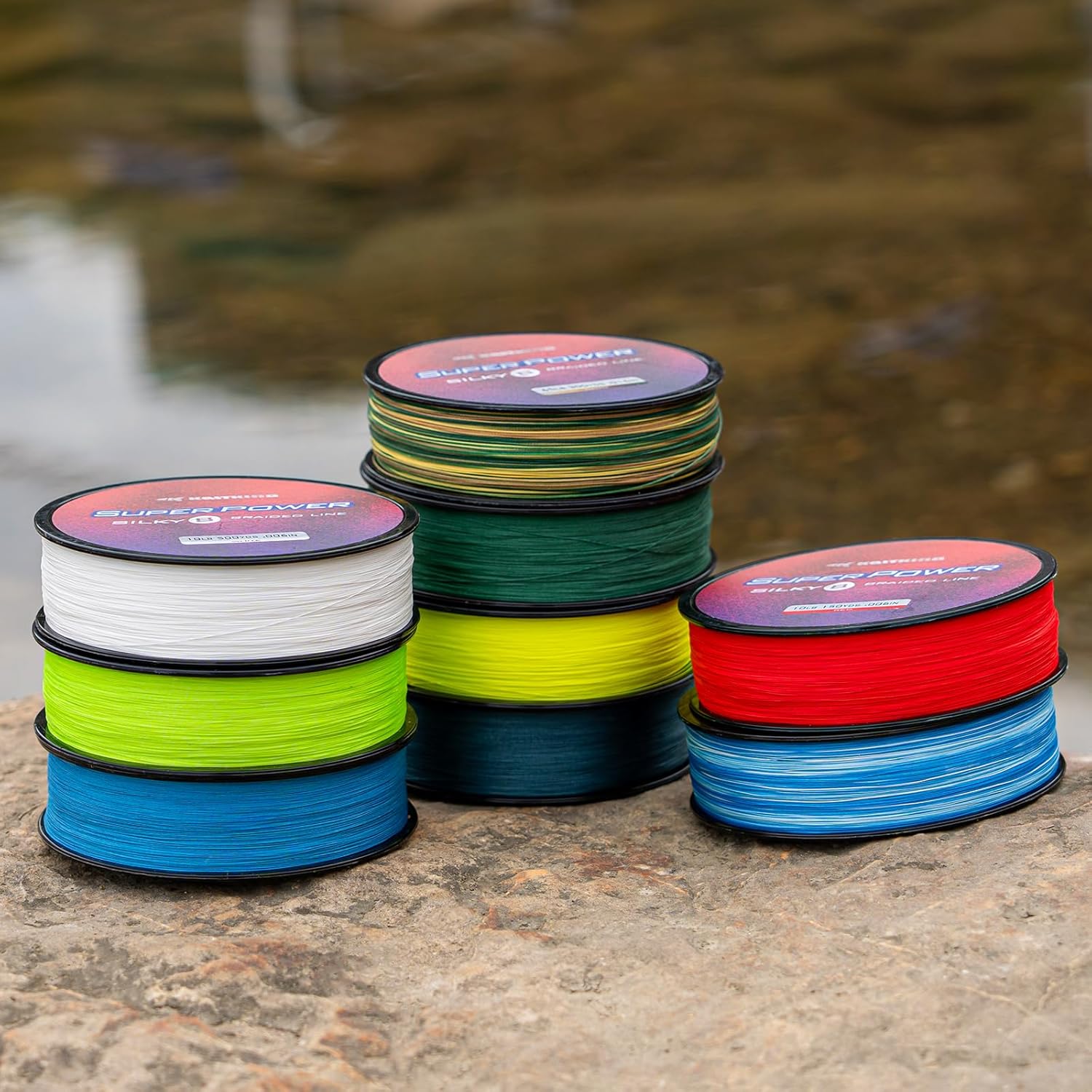 Thumbnail 4 de KastKing SuperPower Silky8 Braided Fishing Line (Zero Stretch, Smaller Diameter, 8-Carrier) — Abrasion Resistant
