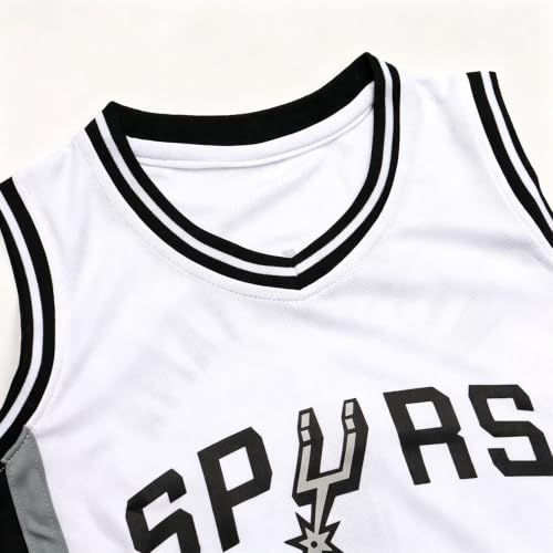 Detalle de FUTERLY Ensemble de basket enfant 2 pièces, blanc, XXL/12–14, polyester