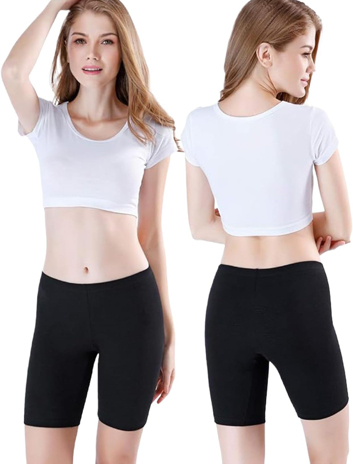 Thumbnail 5 de wirarpa Women's Cotton Boy Shorts Underwear: Anti-Chafing Soft Biker Shorts, 4 Pack