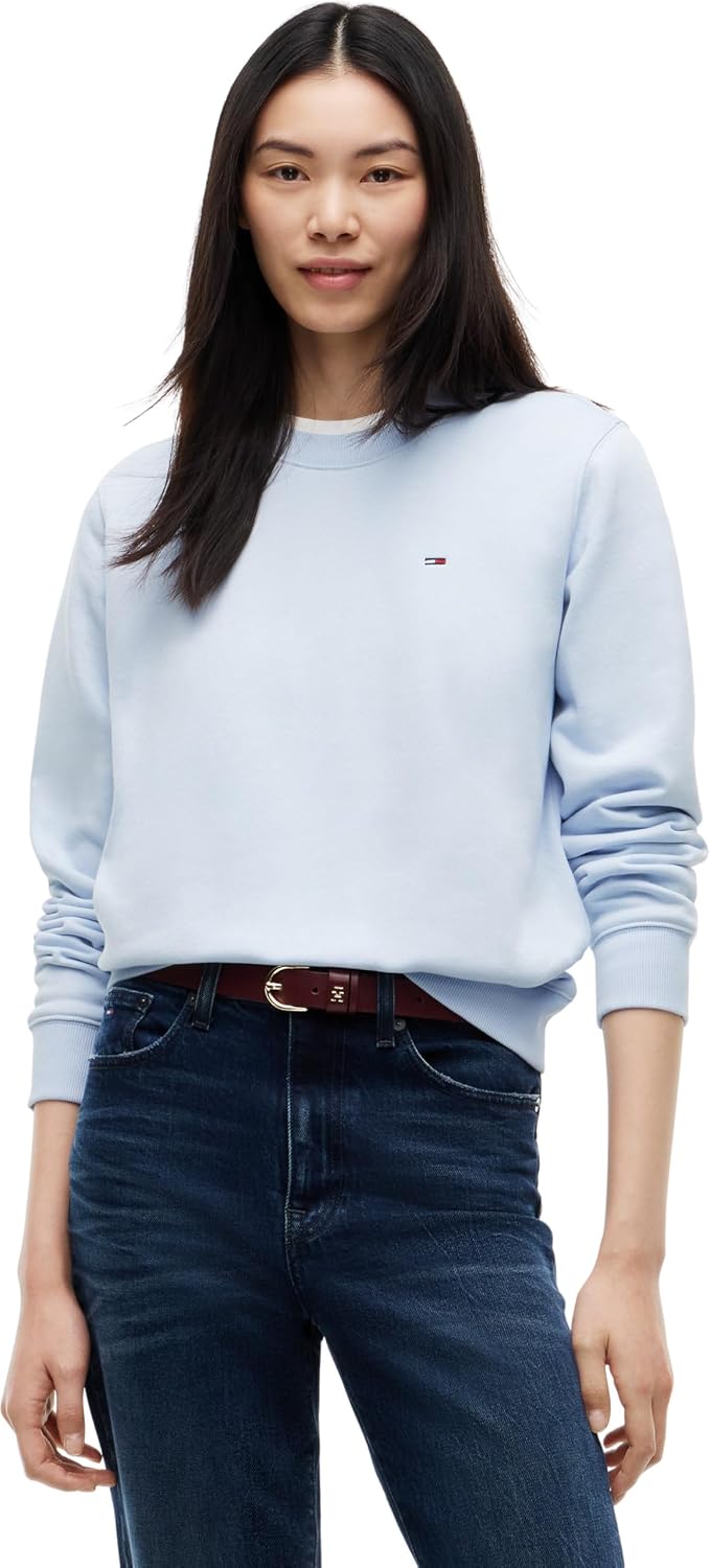 Thumbnail 4 de Tommy Jeans Damen Pullover mit Rundhalsausschnitt (Crew Neck) im Regular Fit