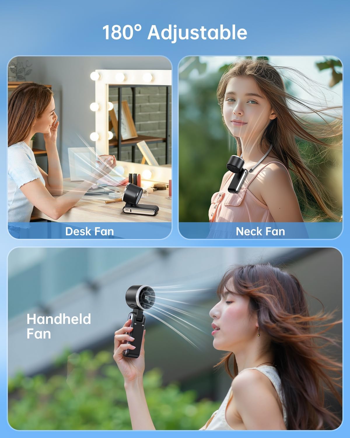 Thumbnail 3 de Bearwind Portable Handheld Turbo Fan 4000mAh 🎐
