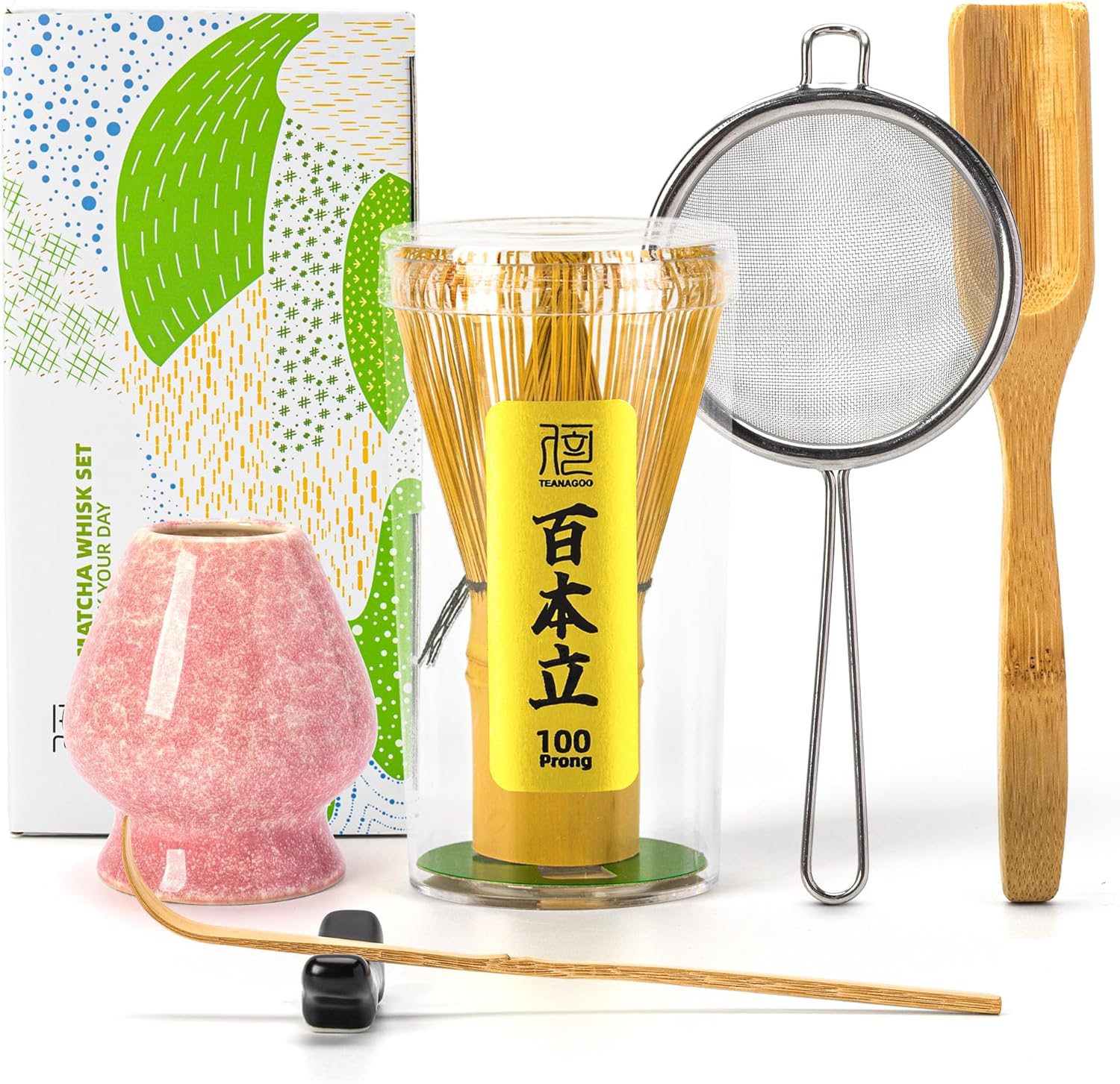 Detalle 2 de Matcha Schneebesen Set 6-Teilig für TEANAGOO
