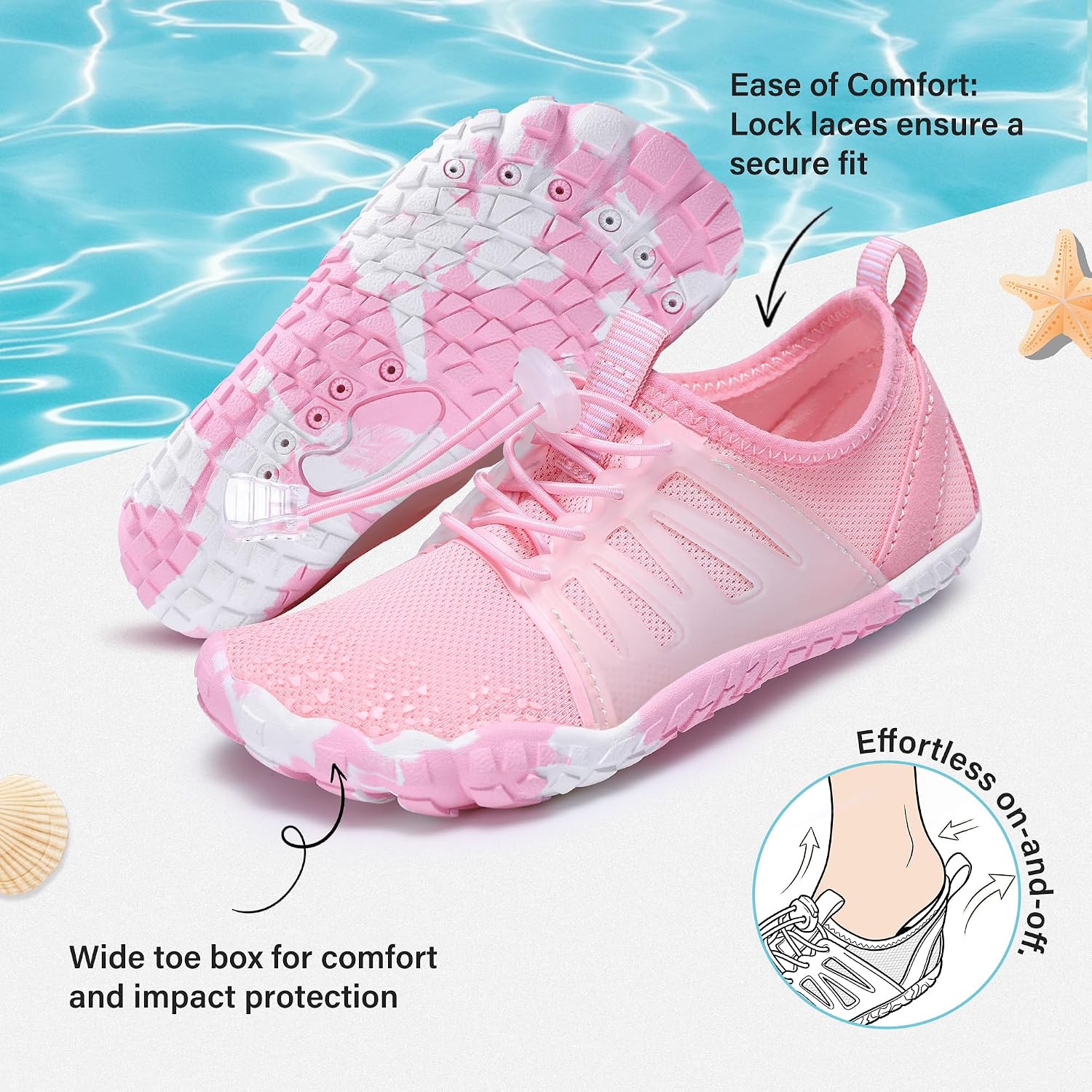 Detalle 2 de Stelle Kids Water Shoes with TPU Side Support