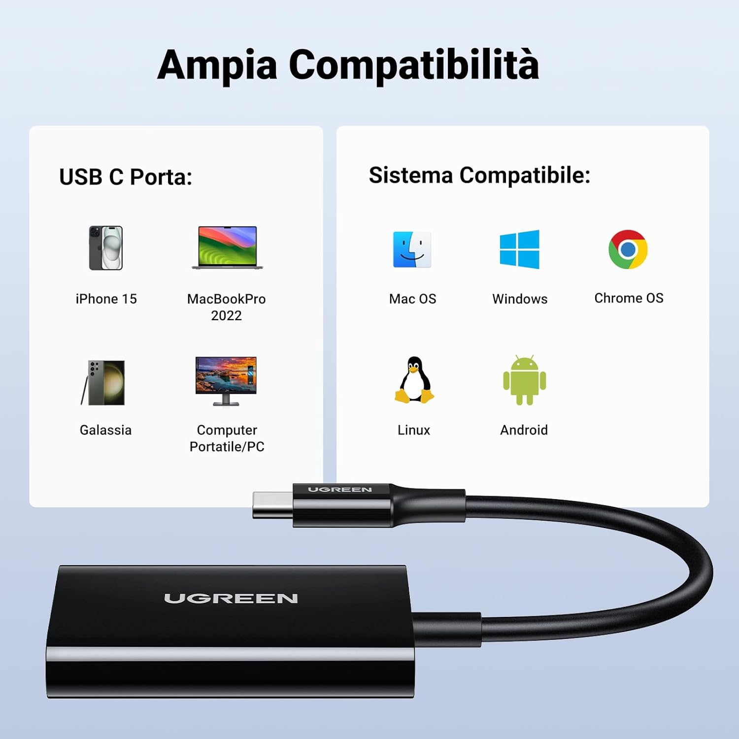 Thumbnail 5 de UGREEN Lettore SD USB C 5 Gbps