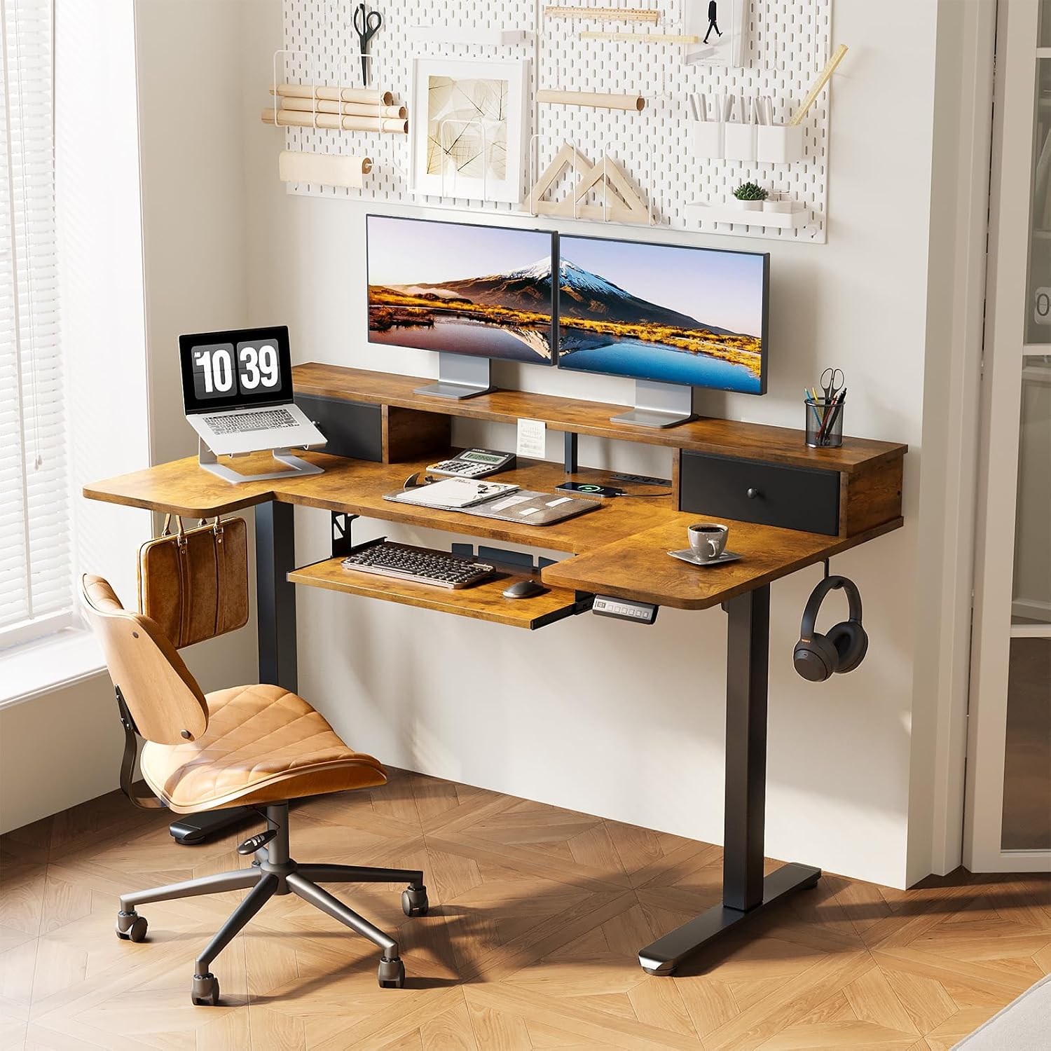 Detalle 2 de OffiGo U-Shaped Standing Desk, 55-Inch