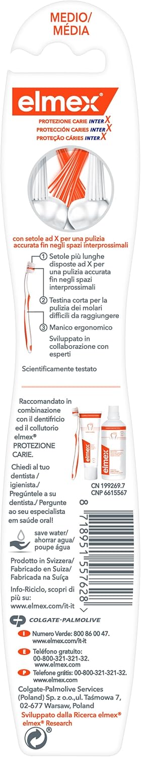 Detalle 2 de elmex Carie Protection Inter X Deep Cleaning Toothbrush – Medium