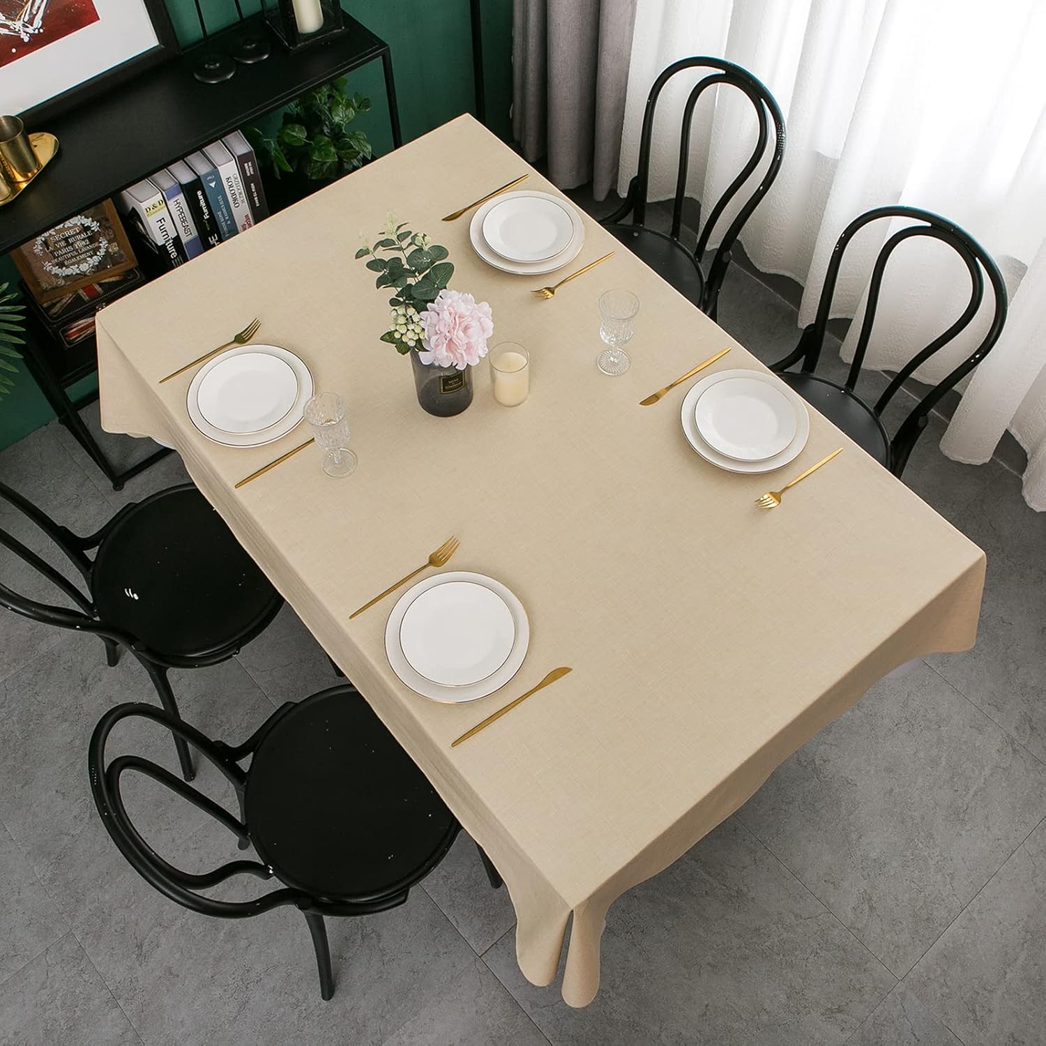 Thumbnail 4 de LIBERECOO Vinyl Tablecloth, 60 x 102 Inches