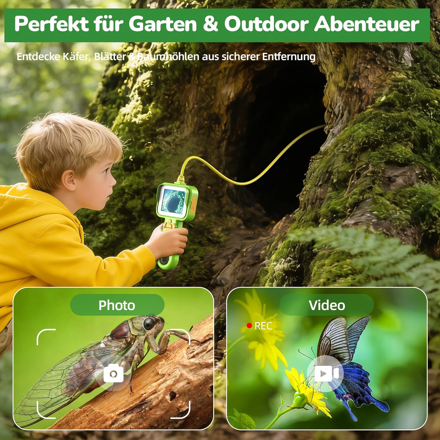 Thumbnail 4 de FINIBO Endoskopkamera Kinder 2.4" Display