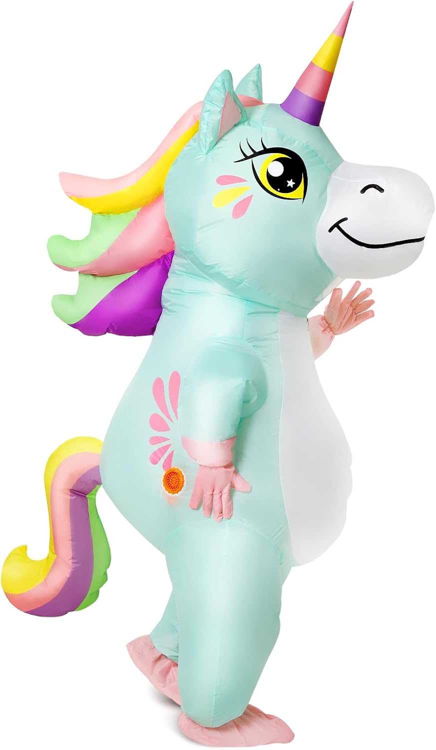 Thumbnail 6 de Gootus Inflatable Unicorn Costume for Adults (Polyester) with Air-Filled Fan
