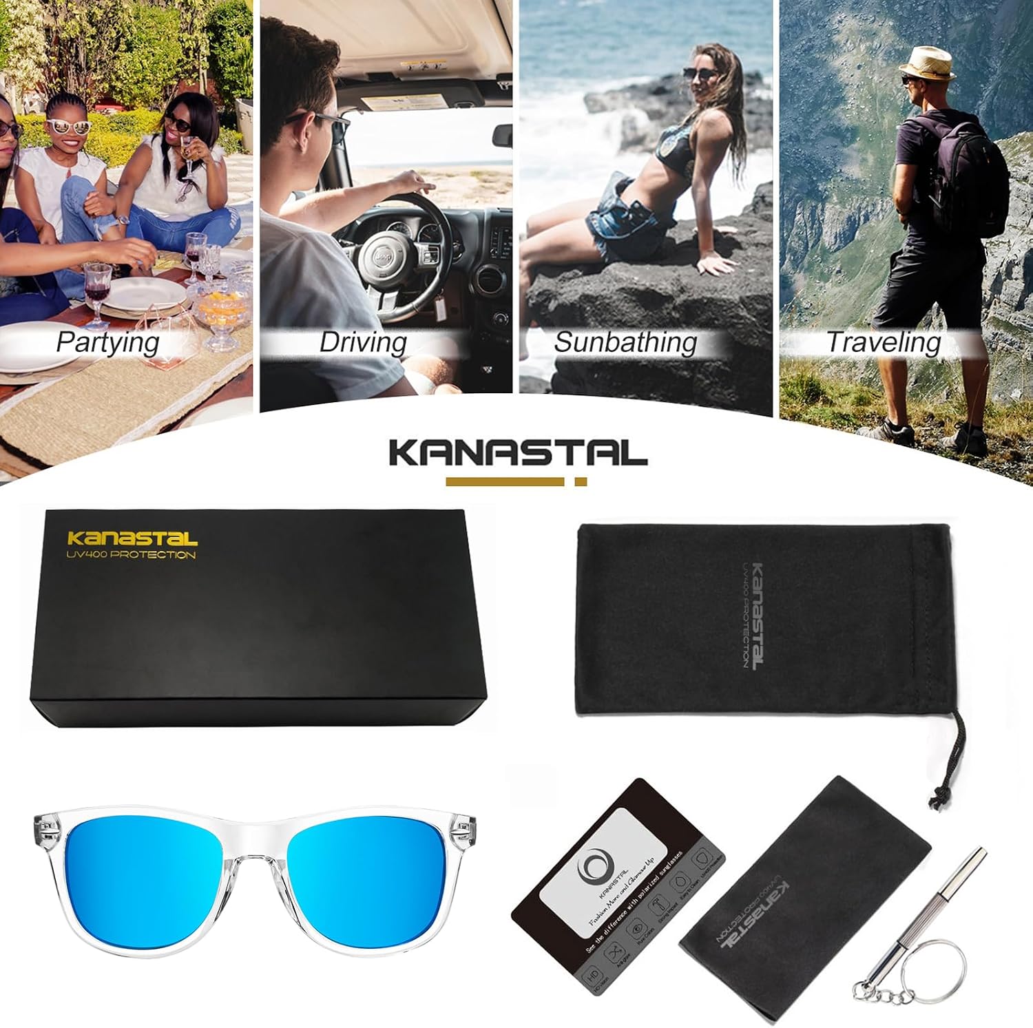Thumbnail 5 de KANASTAL Alta Protección Gafas de Sol Polarizadas