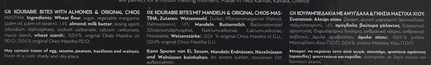 Detalle 2 de Kourabie Buttergebäck mit Mandeln & Chios Mastix (270 g, 2er Pack)