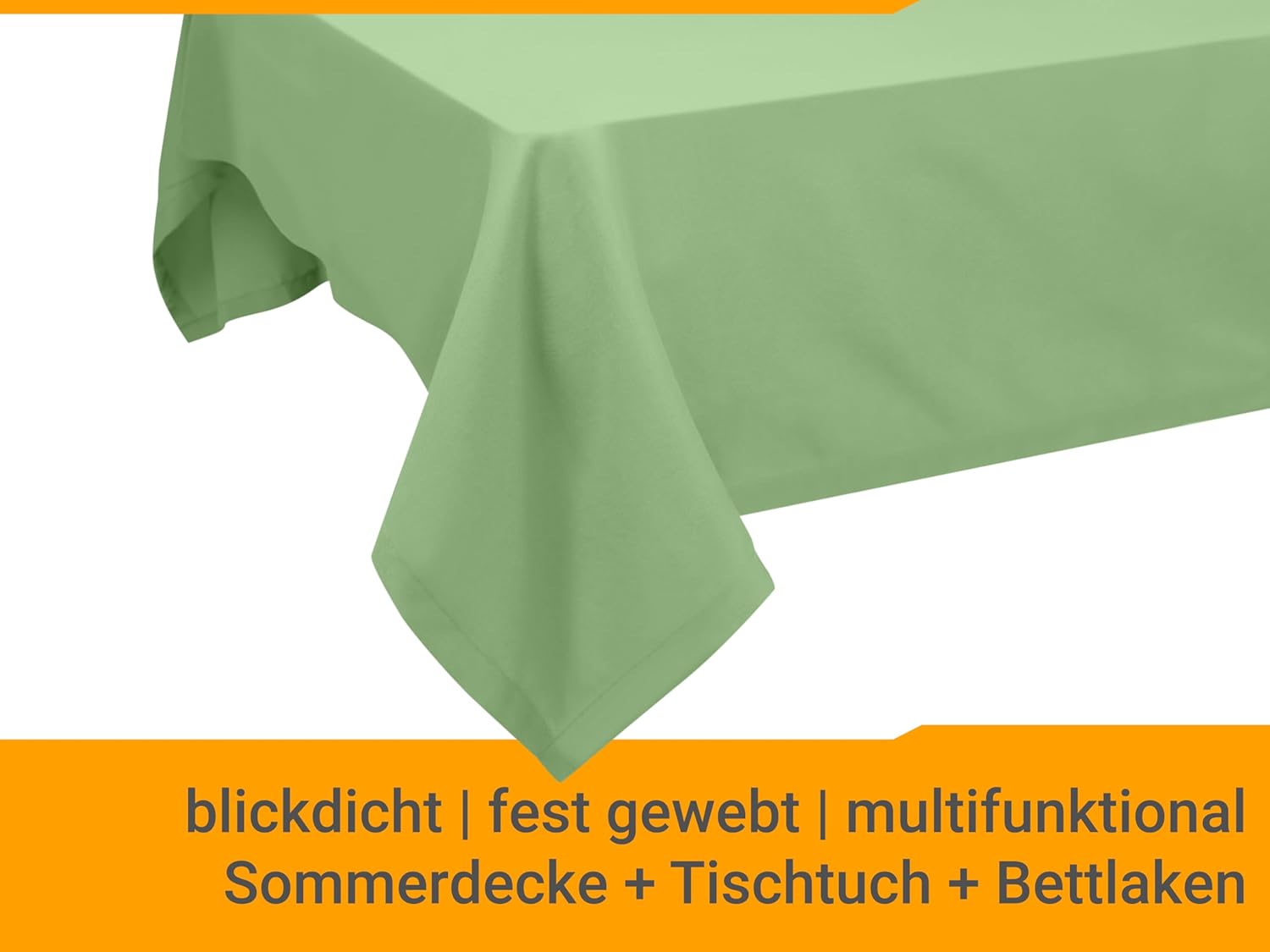 Thumbnail 4 de npluseins Drap-Housse sans élastique – Ultra-Doux et Moelleux, 240 x 275 cm, Sauge